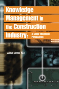 Cover image: Knowledge Management in the Construction Industry 9781591403609