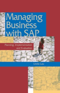 Imagen de portada: Managing Business with SAP 9781591403784