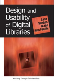 Omslagafbeelding: Design and Usability of Digital Libraries 9781591404415