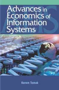 Cover image: Advances in the Economics of Information Systems 9781591404446