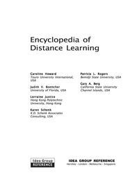 表紙画像: Encyclopedia of Distance Learning 9781591405559