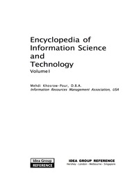 Cover image: Encyclopedia of Information Science and Technology 9781591405535
