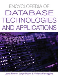 Cover image: Encyclopedia of Database Technologies and Applications 9781591405603