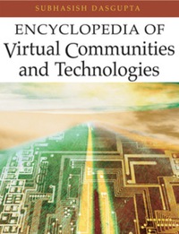 Omslagafbeelding: Encyclopedia of Virtual Communities and Technologies 9781591405634