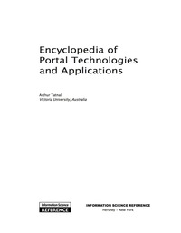 Imagen de portada: Encyclopedia of Portal Technologies and Applications 9781591409892