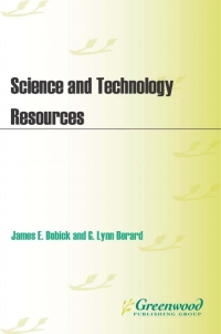 Imagen de portada: Science and Technology Resources 1st edition
