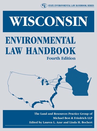 Cover image: Wisconsin Environmental Law Handbook 6th edition 9780865871564