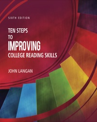 Cover image: Ten Steps to Improving College Reading Skills 6e 9781591944232