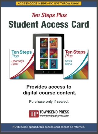 Cover image: Ten Steps Plus - Student Access 1st edition 9781591944782