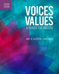 Cover image: Voices and Values: A Reader for Writers 2nd edition 9781591944430