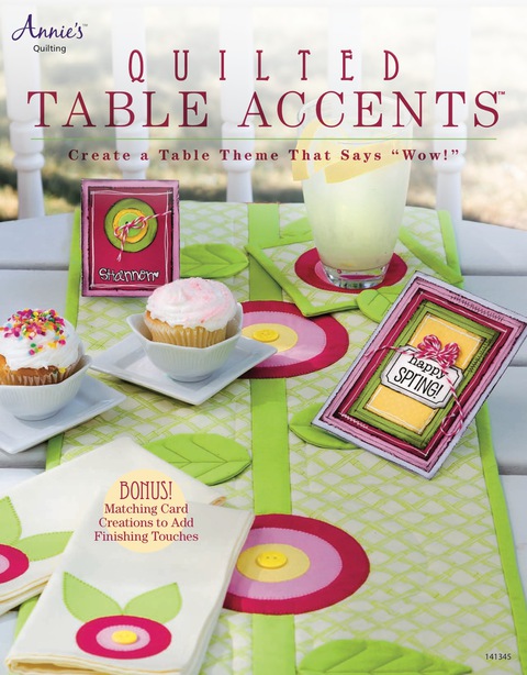 Quilted Table Accents - FULL INSTANT DOWNLOAD | PDF DOCX EPUB