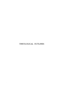 Cover image: Theological Outlines 9781592448616