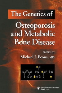 Imagen de portada: The Genetics of Osteoporosis and Metabolic Bone Disease 1st edition 9780896037021