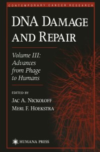 Cover image: DNA Damage and Repair 1st edition 9780896038035