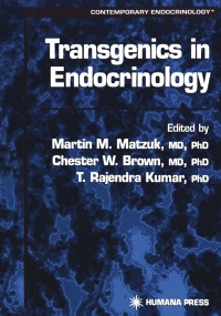 Titelbild: Transgenics in Endocrinology 1st edition 9780896037649