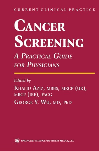 Imagen de portada: Cancer Screening 1st edition 9781592591916