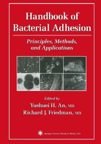 表紙画像: Handbook of Bacterial Adhesion 1st edition 9780896037946