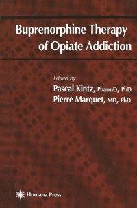 Cover image: Buprenorphine Therapy of Opiate Addiction 1st edition 9781592592821