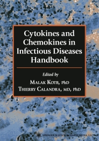 Titelbild: Cytokines and Chemokines in Infectious Diseases Handbook 1st edition 9780896039087