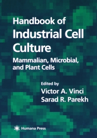 Cover image: Handbook of Industrial Cell Culture 1st edition 9781617373152