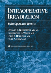 Cover image: Intraoperative Irradiation 1st edition 9780896035232