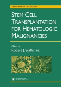 Omslagafbeelding: Stem Cell Transplantation for Hematologic Malignancies 1st edition 9781588291806