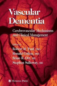 Imagen de portada: Vascular Dementia 1st edition 9781588293664