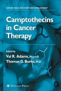 Imagen de portada: Camptothecins in Cancer Therapy 1st edition 9781588290274