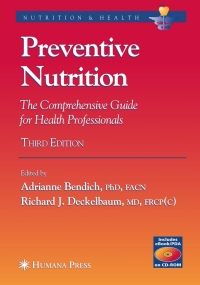 Cover image: Preventive Nutrition 3rd edition 9781588294456