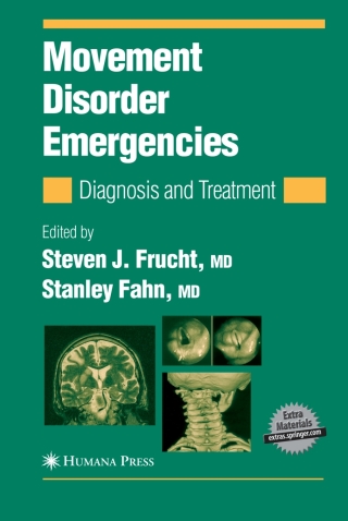 Imagen de portada: Movement Disorder Emergencies 1st edition 9781588293053