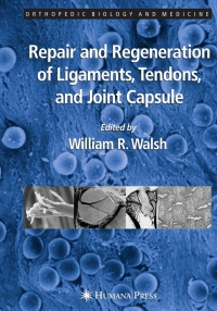 Cover image: Repair and Regeneration of Ligaments, Tendons, and Joint Capsule 1st edition 9781588291745