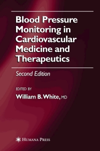 Imagen de portada: Blood Pressure Monitoring in Cardiovascular Medicine and Therapeutics 2nd edition 9781588295125