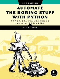 Cover image: Automate the Boring Stuff with Python 2nd edition 9781593279929