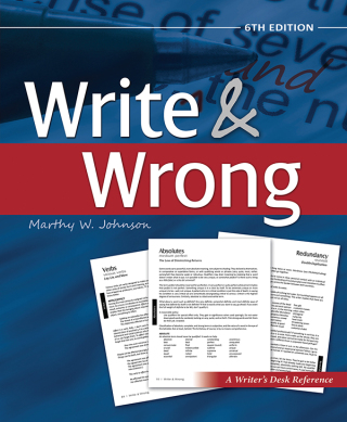 صورة الغلاف: Write and Wrong
