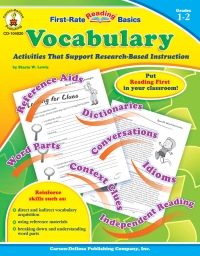 表紙画像: Vocabulary, Grades 1 - 2 9781594410505