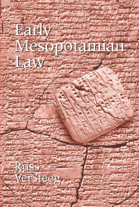 Omslagafbeelding: Early Mesopotamian Law 1st edition 9780890899779