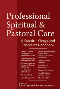 表紙画像: Professional Spiritual & Pastoral Care 1st edition 9781594733123