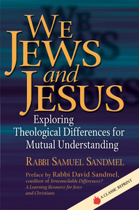 Imagen de portada: We Jews and Jesus 1st edition 9781594732089