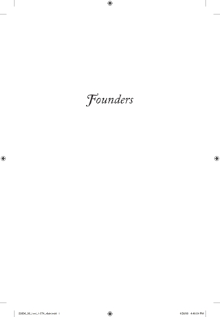Cover image: Founders 9781595584175