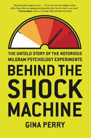 Cover image: Behind the Shock Machine 9781595589217