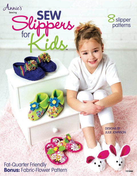 Sew Slippers for Kids: 8 Slipper Patterns - FULL INSTANT DOWNLOAD | PDF DOCX EPUB