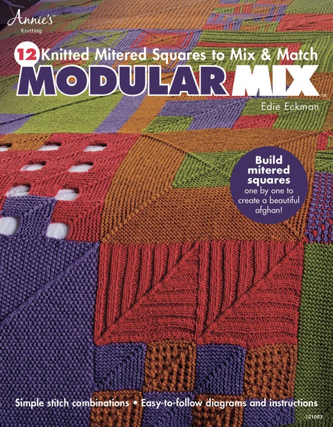 Modular Mix: 12 Knitted Mitered Squares to Mix & Match - FULL INSTANT DOWNLOAD | PDF DOCX EPUB