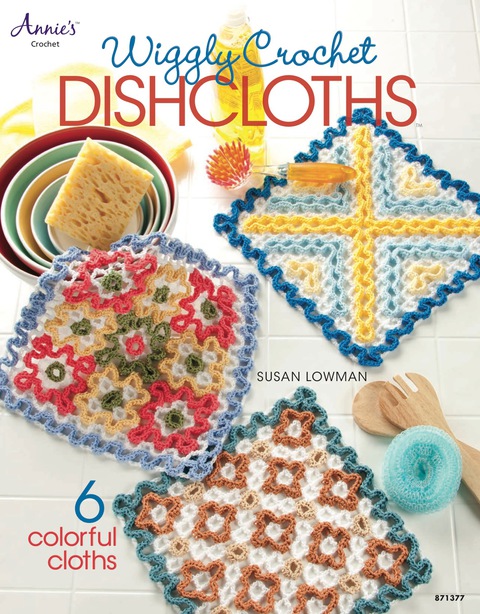 Wiggly Crochet Dishcloths - FULL INSTANT DOWNLOAD | PDF DOCX EPUB