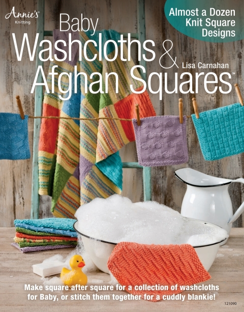 Baby Washcloths & Afghan Squares: Almost a Dozen Knit Square Designs - FULL INSTANT DOWNLOAD | PDF DOCX EPUB