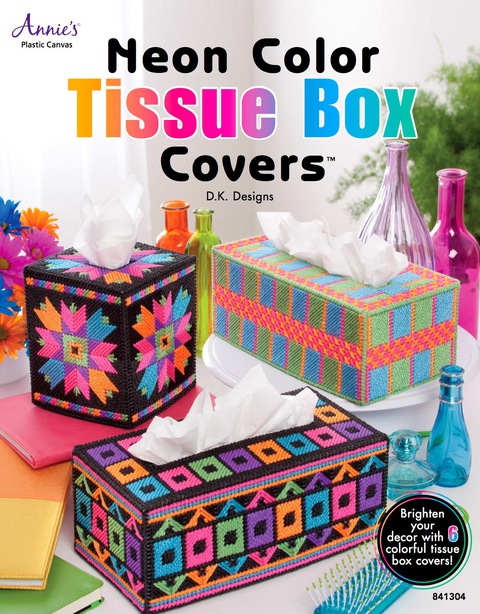Neon Color Tissue Box Covers - FULL INSTANT DOWNLOAD | PDF DOCX EPUB
