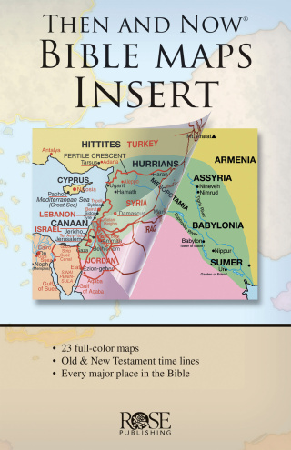 Imagen de portada: Then and Now Bible Maps Insert 9781596362932