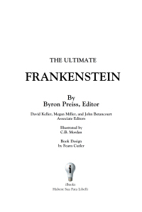 صورة الغلاف: The Ultimate Frankenstein 9781596876019