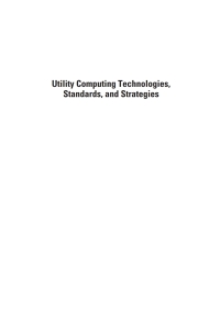 Imagen de portada: Utility Computing Technologies, Standards, and Strategies 1st edition 9781596930247