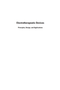 Imagen de portada: Electrotherapeutic Devices: Principles, Design, and Applications 1st edition 9781596930773