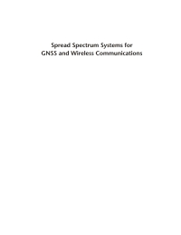 صورة الغلاف: Spread Spectrum Systems for GNSS and Wireless Communications 1st edition 9781596930834